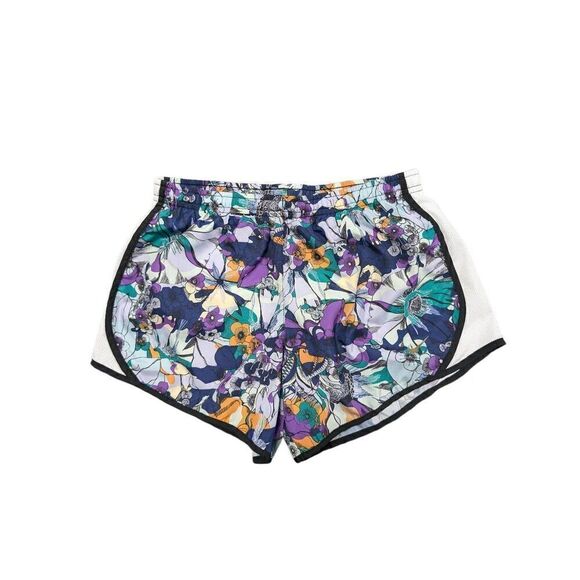 Nike Running Shorts Dry-Fit Tempo Floral Standard Fit New Fast Junior's Large - Picture 1 of 5